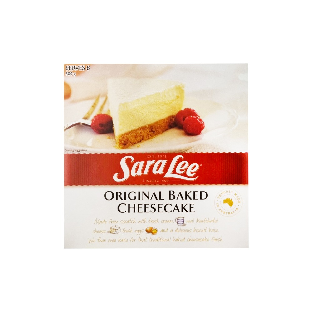 [사라 리] 오리지널 베이크 치즈케이크 500g / 뇌샤텔치즈 냉동